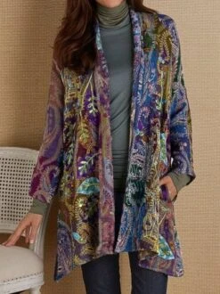 Long Sleeve Printed Knit Coat -Zolucky Sales Store 00 jpg 1575440426678