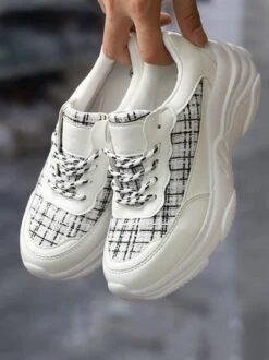 Women's Casual Color Block Paneled Shockproof Chunky Sneakers -Zolucky Sales Store 01626cd476361ded1f6deccec7389abd