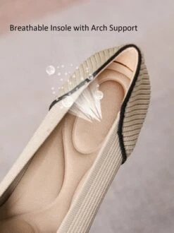 Women Minimalist Color-block Breathable Mesh Fabric Kitten Heel Pumps -Zolucky Sales Store 03a84730ad1c5630289c65b0c92bc465