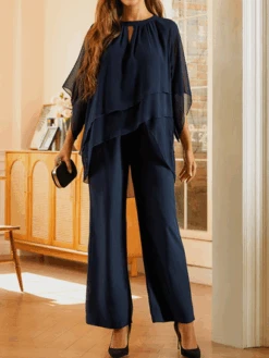 Plain Elegant Crew Neck Loose Urban Two-Piece Set 14 Plain Elegant Crew Neck Loose Urban Two-Piece Set -Zolucky Sales Store 05b397e38753e5096143745bf8175595