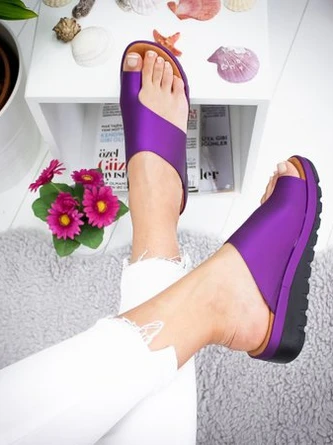 Women Summer Casual Low Heel Open Toe Casual Slide Sandals 20 Women Summer Casual Low Heel Open Toe Casual Slide Sandals - Image 20