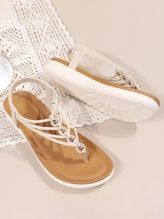 Beaded Thin Strap Bohemian Thong Sandals 17 Beaded Thin Strap Bohemian Thong Sandals - Image 17