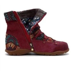 Faux Suede Ethnic Autumn Casual Western Boots -Zolucky Sales Store 085de2e8bc42092a8de7ce86baf5a3fe