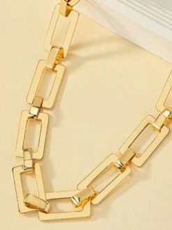 Women Minimalist Geometric Metal Chain Necklace -Zolucky Sales Store 08ad1bd526e941e6aee7d8d1f483864e 1699429287887