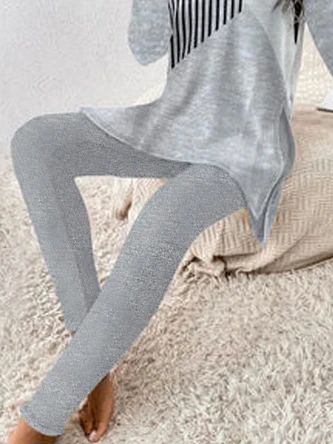 Color Block Print Casual Two-Piece Set 3 Color Block Print Casual Two-Piece Set - Image 3