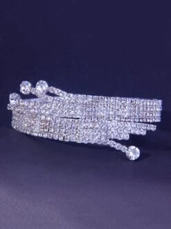 Party Sparkling Rhinestone Metal Cuff Bangle -Zolucky Sales Store 0982897b4ce07f5389c7ce0bac72b524