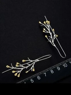 Elegant Branch Party Vacation Daily Plants Dangle Earrings -Zolucky Sales Store 0a3ecbf3273d06a919cad40e91aaa9fd