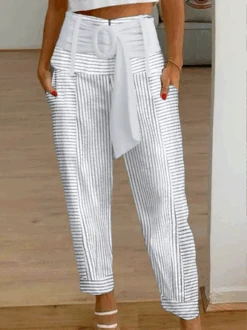 Striped Casual Pants