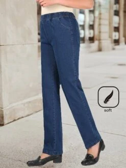 Casual Plain Denim Washing Process Jeans