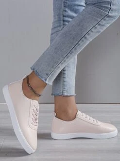Solid Leather Lace-up Flats Sneakers 31 Solid Leather Lace-up Flats Sneakers -Zolucky Sales Store 0d7e3ecc4ce44d088e75f1aac94646ec 1687250080244