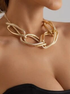 Personalized Geometric Winding Chain Necklaces -Zolucky Sales Store 0d8c66b8d485bf43b3ff0e9e7b83da70