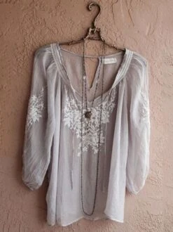 Women's Casual V Neck Half Sleeve Shirt & Top