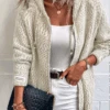 Knitted Hoodie Cardigan