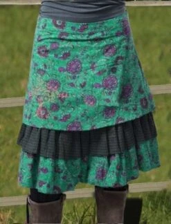 Cotton-Blend Floral Skirt 7 Cotton-Blend Floral Skirt -Zolucky Sales Store 111 jpg 1569740435176