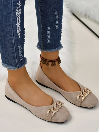 Faux Suede All Season Casual Plain Shallow Shoes 10 Faux Suede All Season Casual Plain Shallow Shoes - Image 10