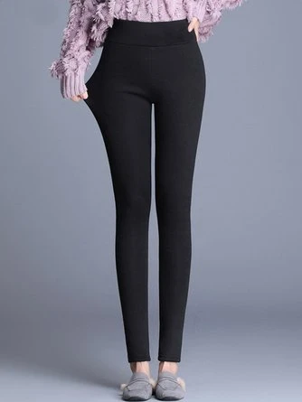 Plain Warmth Casual Leggings 2 Plain Warmth Casual Leggings - Image 2