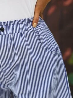 Loose Casual Striped Shorts -Zolucky Sales Store 136cd3a220a5a2bfd71f59ff1d597b98