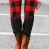 Jersey Casual Christmas Snowman Leggings