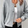 Stand Collar Loose Casual Jacket