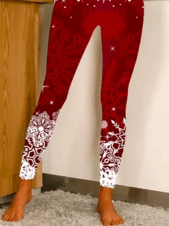 Christmas Casual Jersey Legging -Zolucky Sales Store 19982aa916ab312c220267de33b796cd