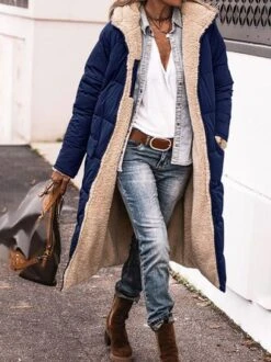 Hoodie Fleece Casual Padded Jacket -Zolucky Sales Store 1a17f535842e260381017f7ba12e1d91