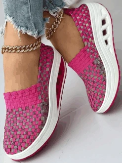 All Season Casual Plain Weaving Material Casual Shoes -Zolucky Sales Store 1ae3496d4bf5697a515a91d292fba755