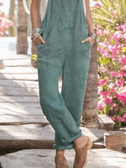 Others Casual Plain Polyester Cotton Bib Pants -Zolucky Sales Store 1b6d5dc148fd9acd20180947c6e3febd