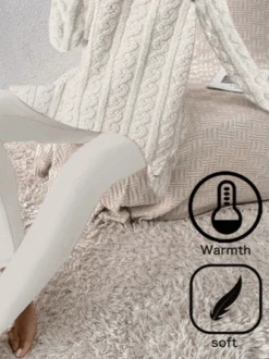 Plus Size Fluff/Granular Fleece Fabric Plain Casual Two-Piece Set -Zolucky Sales Store 1f263313b6cba1796015c02f46473985