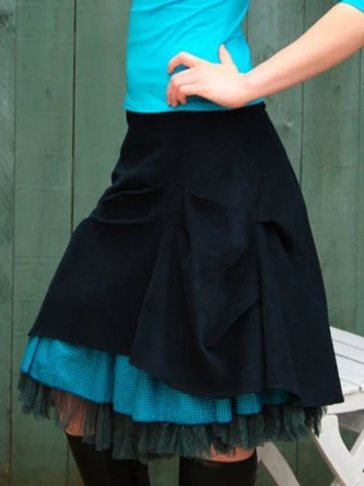 Casual Cotton-Blend Skirt 1 Casual Cotton-Blend Skirt