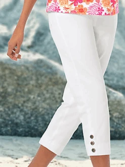 Buttoned Casual Pants -Zolucky Sales Store 20c96696bb832fe330c24af99338a59e