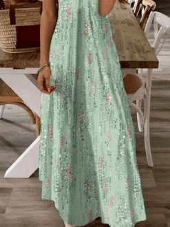 Square Neck Casual Abstract Printed Dress 5 Square Neck Casual Abstract Printed Dress -Zolucky Sales Store 20f375671c023b4d4b973f5b67830dad