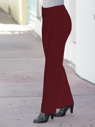 Plain Loose Casual Elastic Band Pants 4 Plain Loose Casual Elastic Band Pants - Image 4