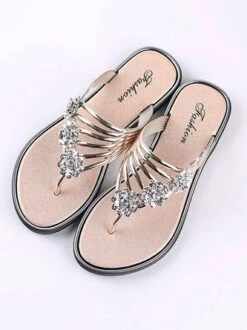Women's Diamond Flat Thong Sandals -Zolucky Sales Store 234619570f5abbfd70bca8b4a20682f1