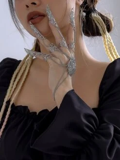 Halloween Gothic Style Tapered Tassel Nail Bracelet -Zolucky Sales Store 24b4511450b333ee0fc93d6db00f07e6