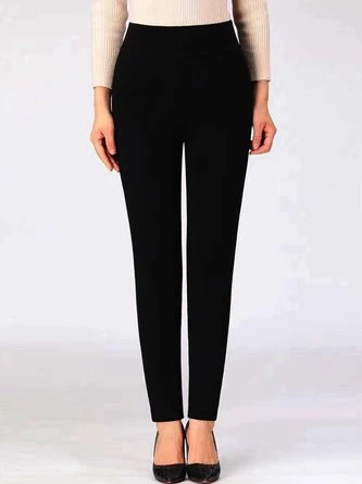 Women Plain Sports Autumn Natural Tight Jersey Legging H-Line Regular Size Leggings 3 Women Plain Sports Autumn Natural Tight Jersey Legging H-Line Regular Size Leggings - Image 3