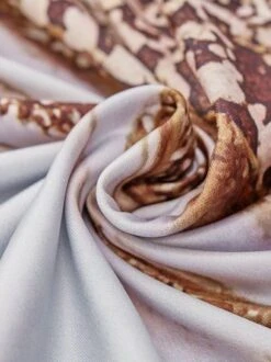 Geometric Long Sleeve V Neck Casual Long Sleeve Knit Dress -Zolucky Sales Store 261ce3973afac29a0ebbcd422c72c5bc