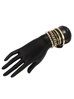 Women Minimalist Rhinestone Chain Bracelets Sets -Zolucky Sales Store 2680f067b17aa70747db461decbcb1d1