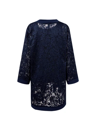 Casual Plain Lace Loose Two-Piece Set 12 Casual Plain Lace Loose Two-Piece Set - Image 12