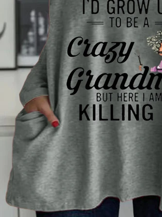 Plus Size Crew Neck Casual Jersey Loose T-Shirt 3 Plus Size Crew Neck Casual Jersey Loose T-Shirt - Image 3