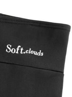 Plus Velvet Embroidery Letter Winter Basics Skinny Solid Mid Waist Leggings With Elastic Band -Zolucky Sales Store 2a9cf93f3999ec1d5a5934a0908d9bac