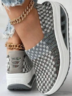 All Season Casual Plain Weaving Material Casual Shoes -Zolucky Sales Store 2abc82ecdceb0a69de75107cc9fddea2