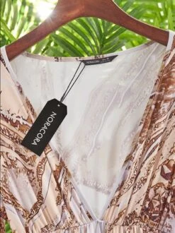 Geometric Long Sleeve V Neck Casual Long Sleeve Knit Dress -Zolucky Sales Store 2b6a53f0856e8c98c8f22d836e0a43d3