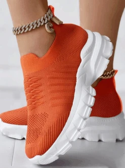 Sports Plain Mesh Fabric Casual Shoes -Zolucky Sales Store 2b6ac9c96524677942930f14c2da7cc3