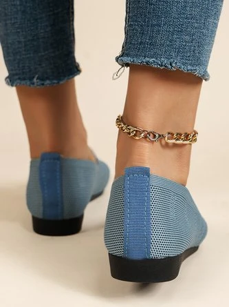 Women's Breathable Mesh Fabric Flat Shoes 8 Women's Breathable Mesh Fabric Flat Shoes - Image 8