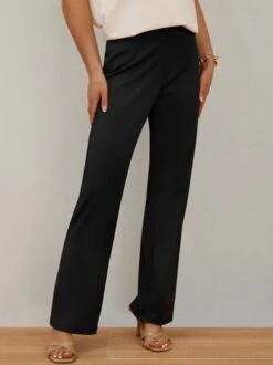 Daily Casual Plain Zipper Commuting Fashion H-Line Long Straight Pants 35 Daily Casual Plain Zipper Commuting Fashion H-Line Long Straight Pants -Zolucky Sales Store 2d4e4b6ec3ed65ee692b7f3abd473348
