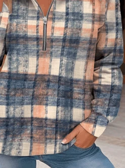 Plus Size Knitted Shawl Collar Casual Loose Sweatshirt -Zolucky Sales Store 2d71fb308c0fe158033436491cf18d5d