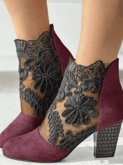 Casual Plain Faux Suede Autumn Boot -Zolucky Sales Store 2e17a4c9f23505a55eac59e24f8621af