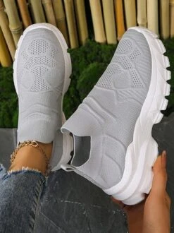 All Season Plain Sports Mesh Fabric Flyknit Sneakers 15 All Season Plain Sports Mesh Fabric Flyknit Sneakers -Zolucky Sales Store 2e6dd175cc294e6cf25c3cf9bb301c38