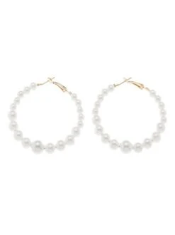 Elegant Gradient Size Imitation Pearl Hoop Earrings -Zolucky Sales Store 2fc5dbc80526cc8306f5e5719bbb8bd6