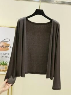 Casual Pocket Stitching Kimono -Zolucky Sales Store 2fea4a0f7fa237164b309878b1cbe422